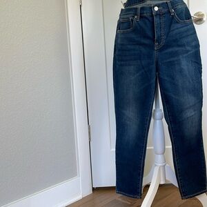 Lucky Brand Skinny Crops - Medium/Dark Blue Denim